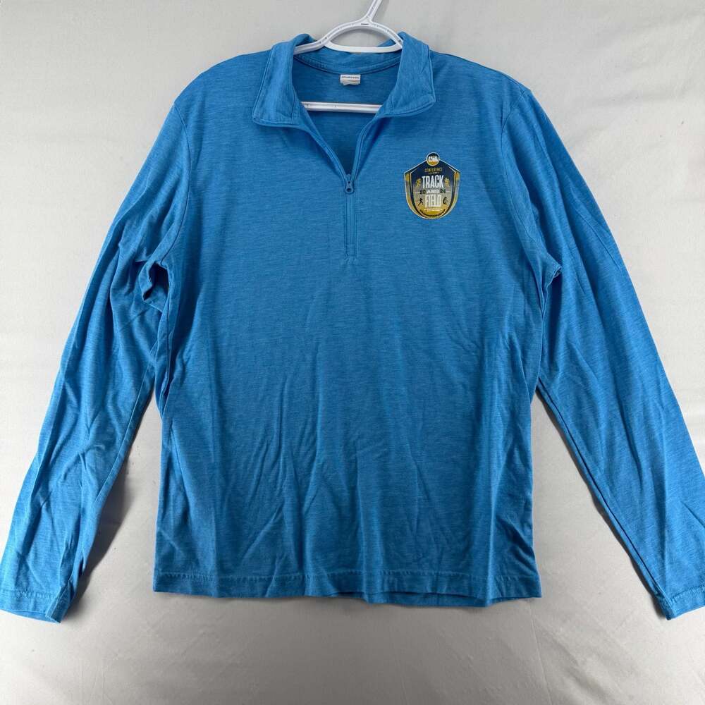 1199 M - Sport-Tek Men's Blue 1/4-Zip Pullover Track and Field Shirt